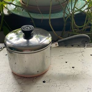 2 Quart Revere Ware Tall Pan& Lid